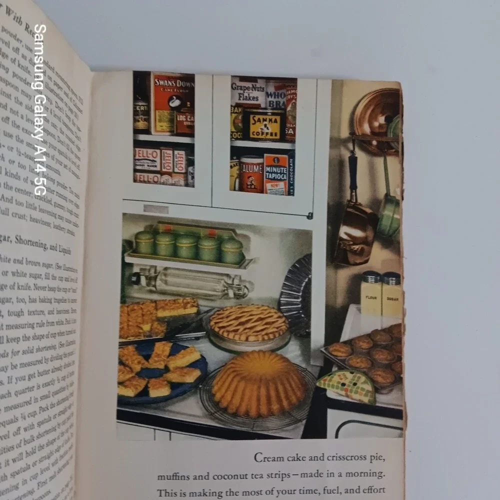 ALL ABOUT HOME BAKING Cookbook Vintage 1933 General Foods Depression Era
